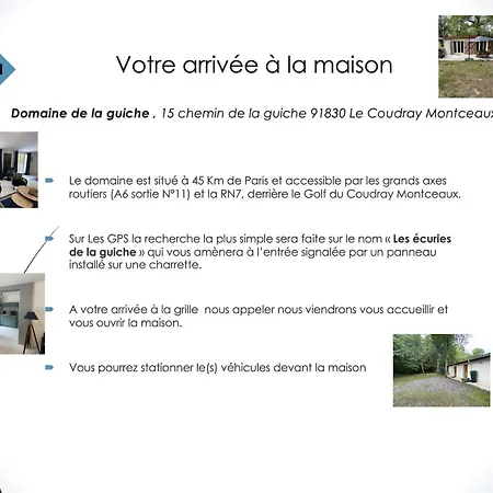 Gasthuis Maison Dans Parc Prive, Sports Et Loisirs Proche Golf Du Coudray Montceaux *