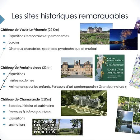 Maison Dans Parc Prive, Sports Et Loisirs Proche Golf Du Coudray Montceaux * Le Coudray-Montceaux