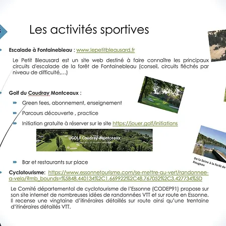 Maison Dans Parc Prive, Sports Et Loisirs Proche Golf Du Coudray Montceaux Gasthuis Le Coudray-Montceaux