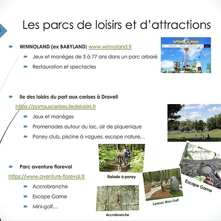 Maison Dans Parc Prive, Sports Et Loisirs Proche Golf Du Coudray Montceaux Gasthuis Le Coudray-Montceaux